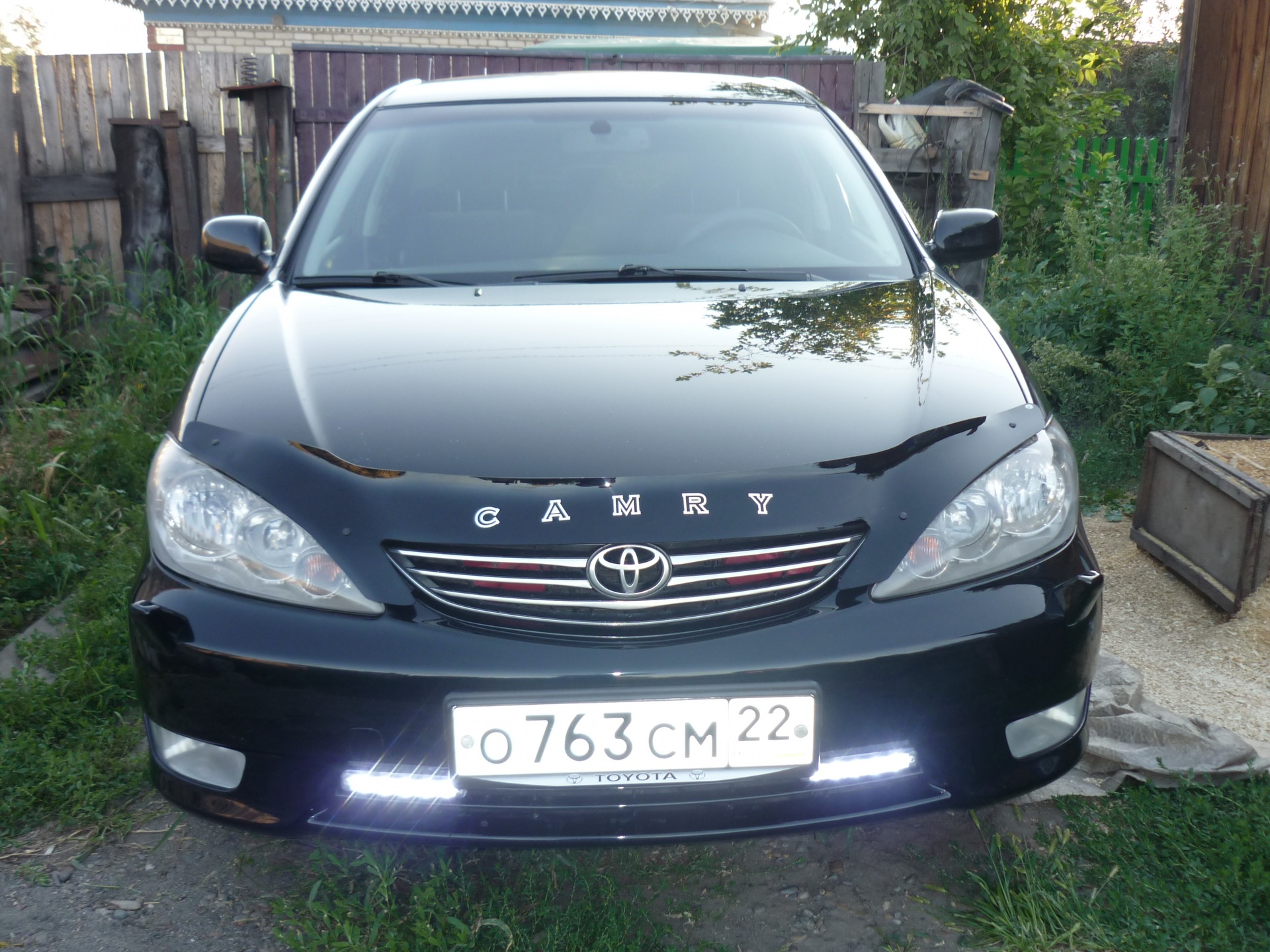 Установка мухобойки — Toyota Camry (XV30), 2,4 л, 2005 года | аксессуары |  DRIVE2