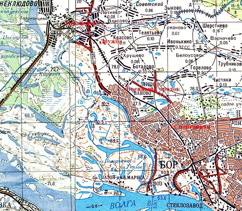 Карта заброшек нижегородской области