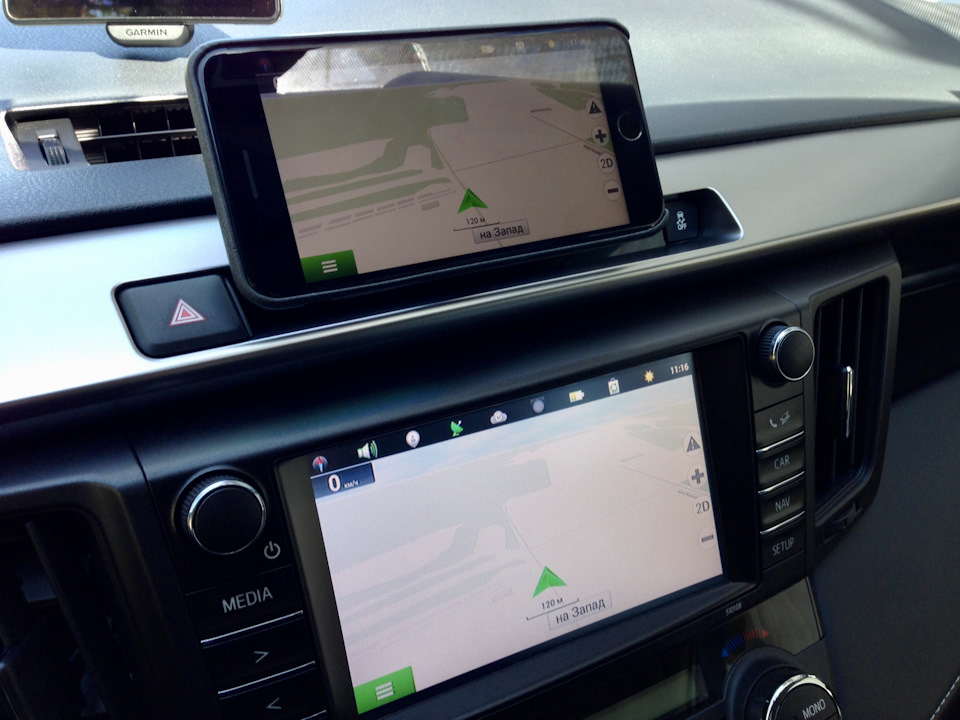 Навител навигатор по Airplay — Toyota RAV4 (IV)