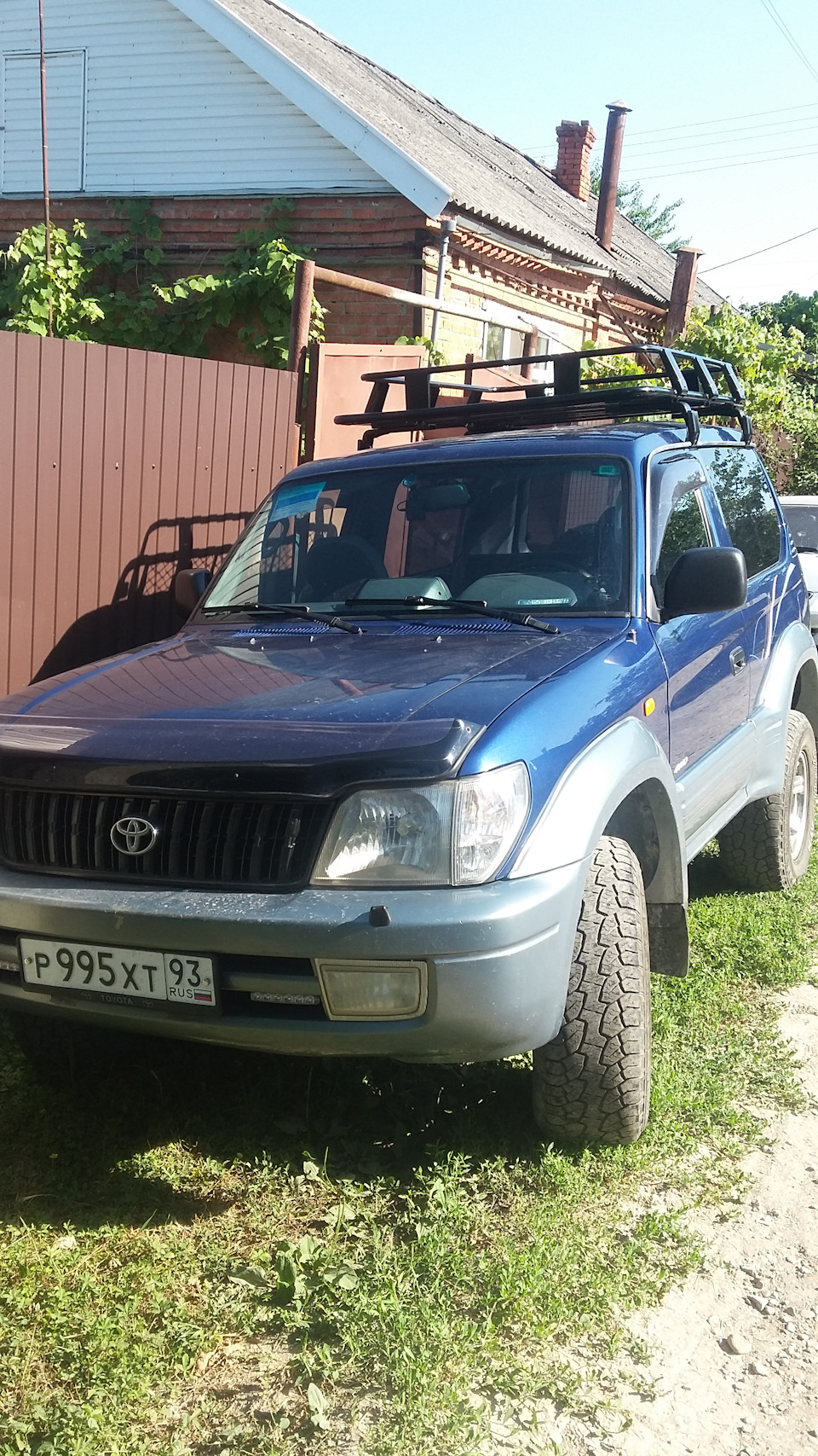 Багажник на крышу авто. Долгие поиски и находка! — Toyota Land Cruiser  Prado 90-series, 3 л, 1999 года | аксессуары | DRIVE2