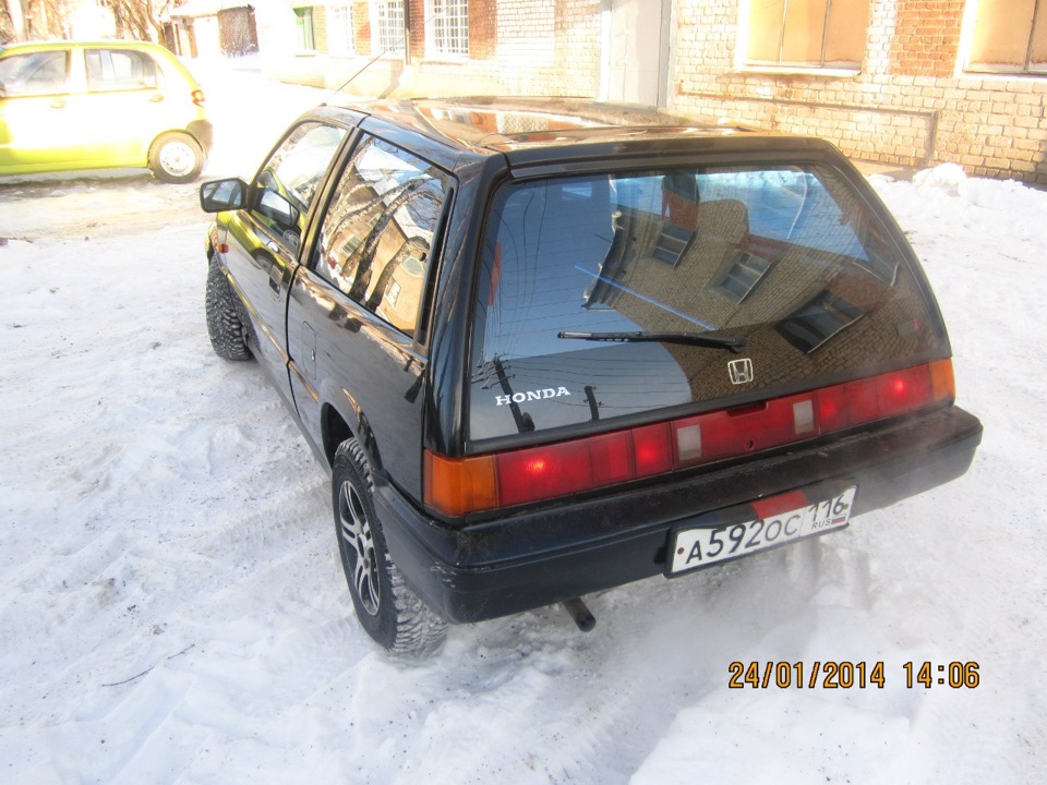 Тонировка по госту (фотосессия зимой) — Honda Civic Hatchback (3G), 1,5 ...