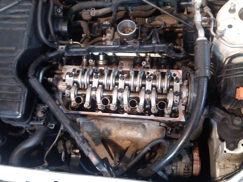 Настройка клапанов и Замер компрессии — Honda Civic Ferio (7G), 1,5 л ...