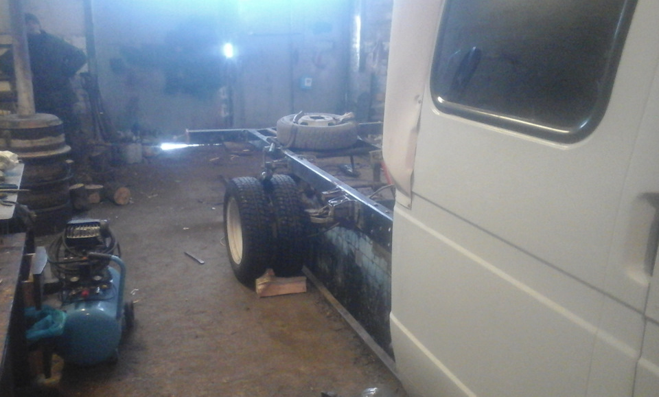 удлинение Газели\"фермер\"№1 — ГАЗ Газель, 2,4 л, 2000 года | своими ...