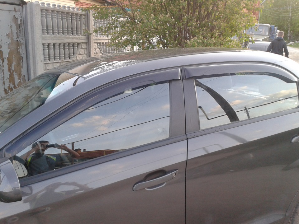 Крепление ветровиков. — Chery Bonus, 1,5 л, 2011 года | аксессуары | DRIVE2