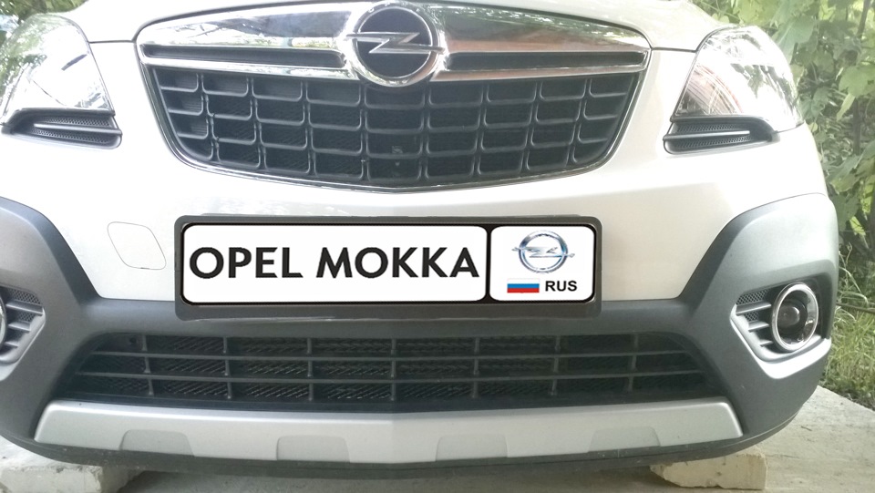 Защитная сетка решетки радиатора - стр. 82 - Opel Mokka