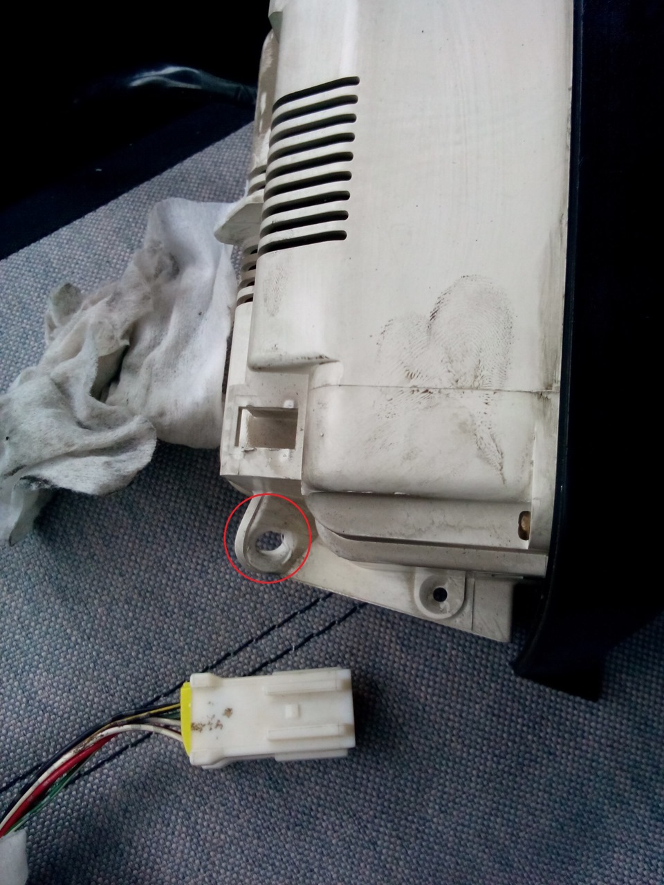 Отчет:Замена Консоль с датчиками, кренометр, альтиметр — Mitsubishi ...