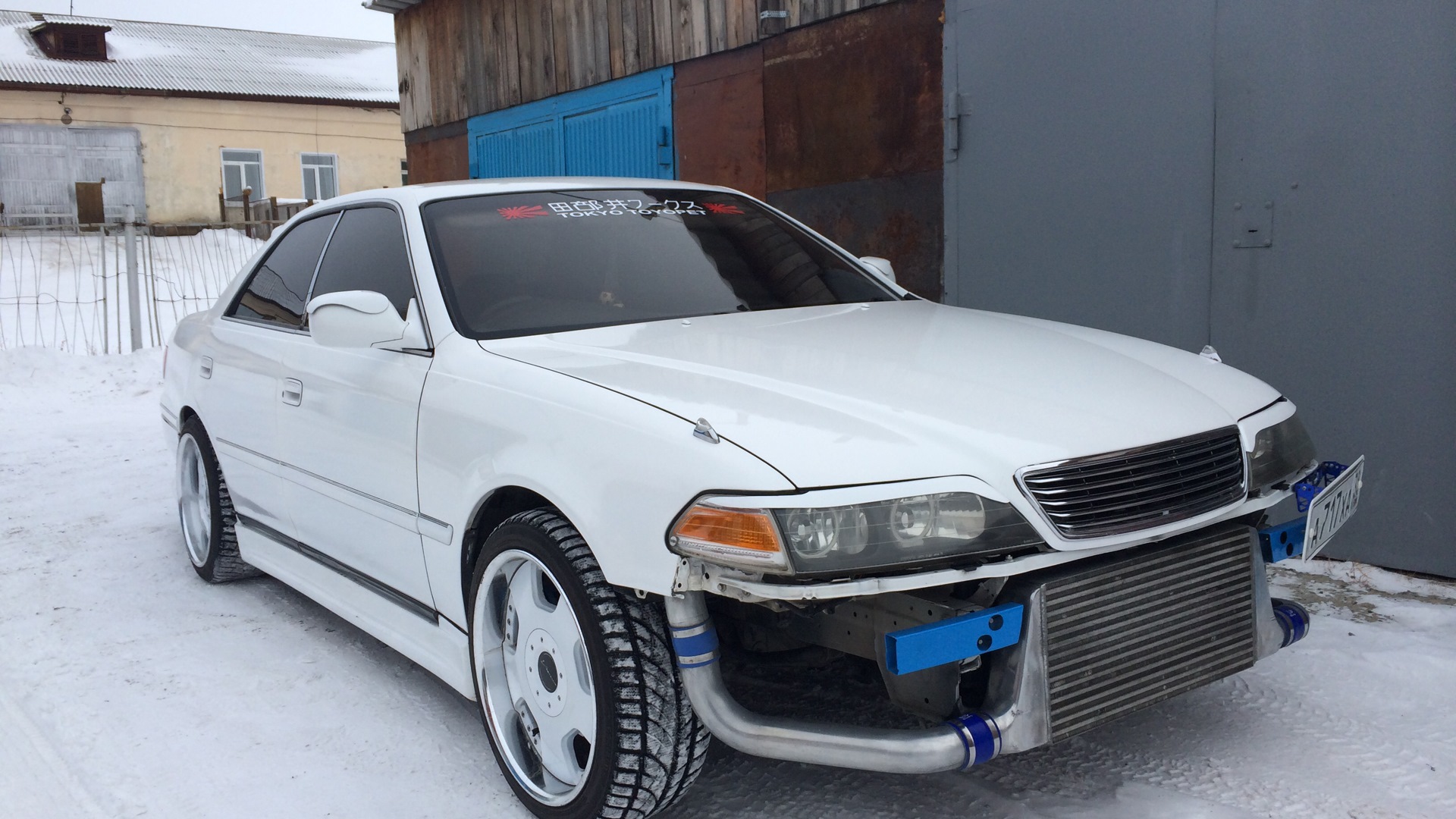 Toyota Mark II (100) 2.5 бензиновый 1996 | #WHITE-CAR# на DRIVE2