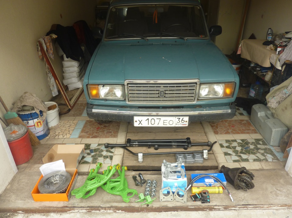 Рычаги турботема зеленые — Lada 2107, 1,5 л, 2002 года | своими руками ...