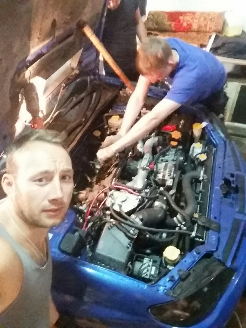Замена коробки — Subaru Impreza WRX (GD, GG), 2 л, 2007 года | своими ...