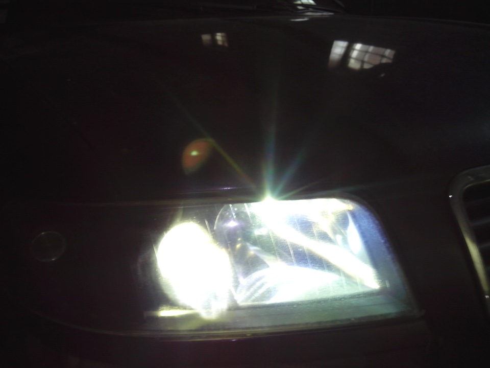 ближний свет 6000к — Audi A8 (D2), 3,7 л, 1999 года | своими руками ...