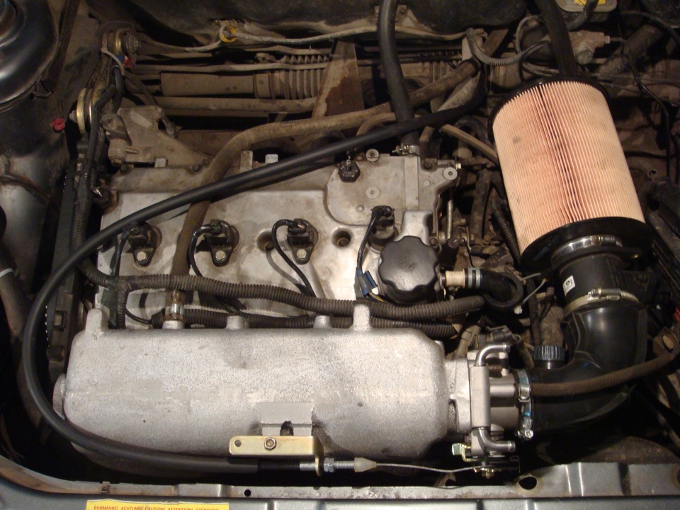 вид под капотом — Lada 21124, 1,6 л, 2006 года | тюнинг | DRIVE2