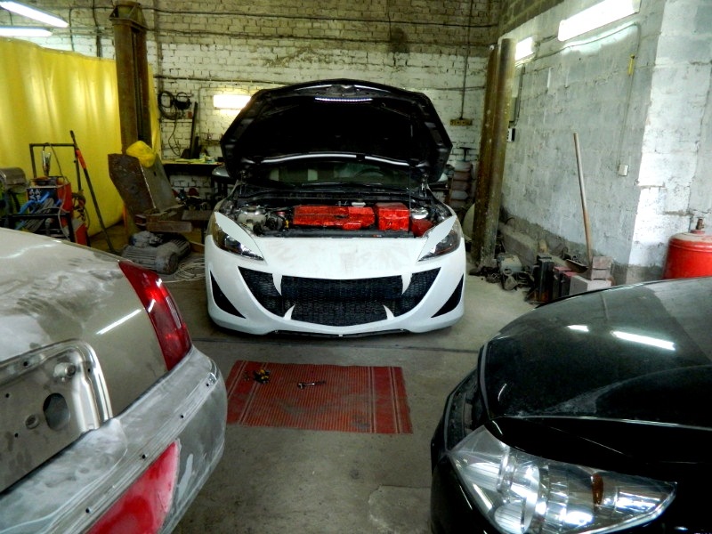 клыки mazda 3 bl