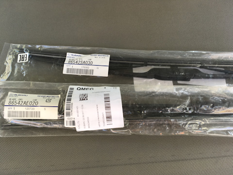 86542AE020 Щетка стеклоочистителя каркасная, 550мм SUBARU | Запчасти на ...
