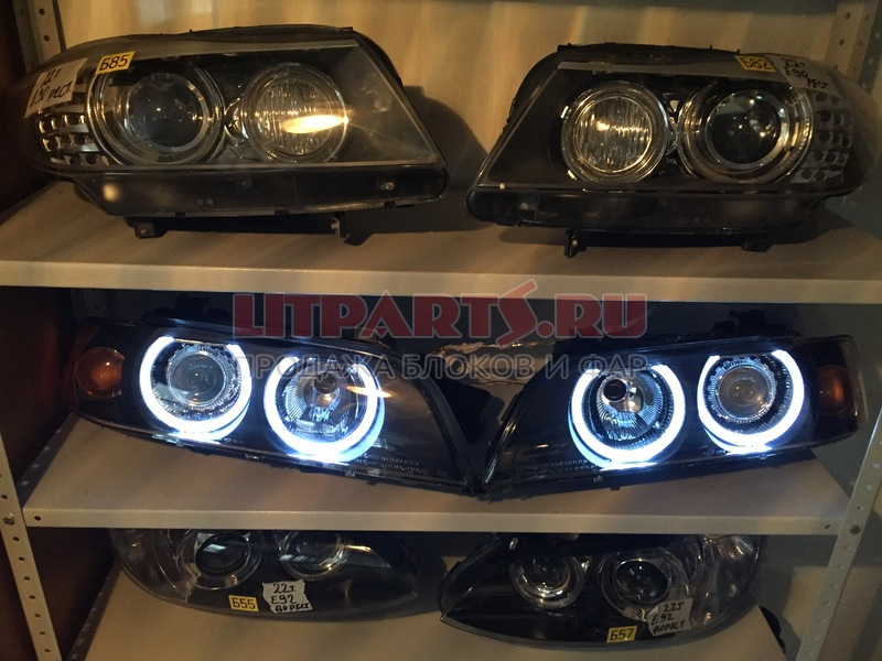 BMW E39 фары с ангельскими глазками ! Цена комплекта =12т — Литпартс на ...
