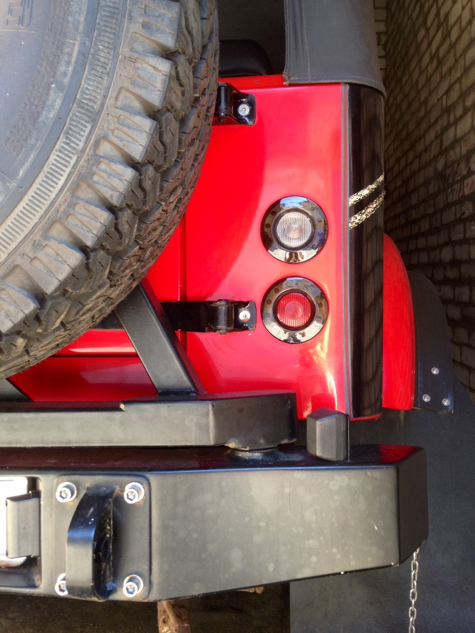 Тонировка стопов — ГАЗ 69, 2,5 л, 1975 года | тюнинг | DRIVE2