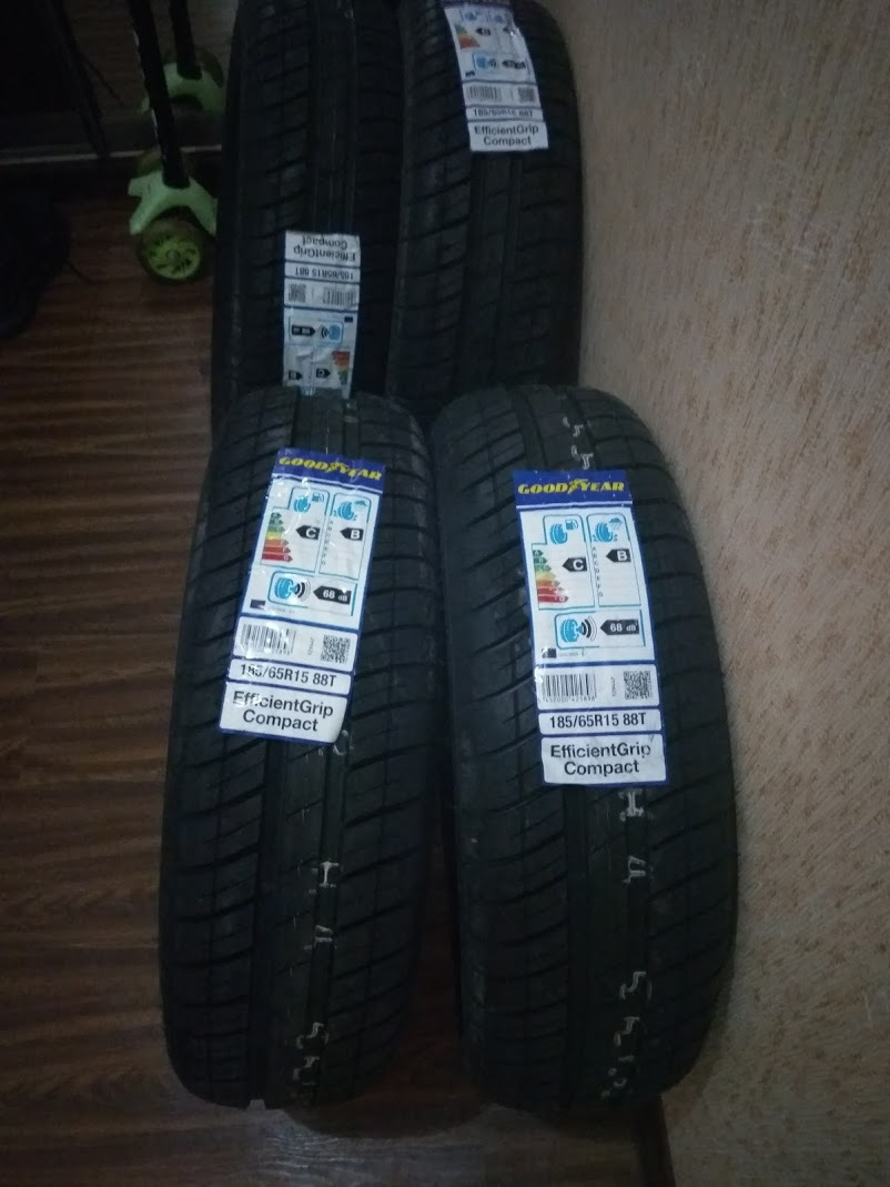 Летние шины — выбор сделан — Goodyear EfficientGrip Compact — KIA Rio ...