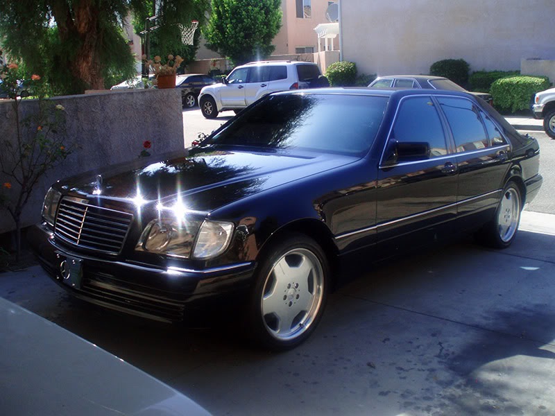 Mercedes Benz s600 w140 черный Бандитский 90