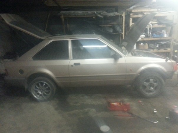 16 литые диски с полками — Ford Escort Mk4, 2 л, 1986 года | тюнинг ...