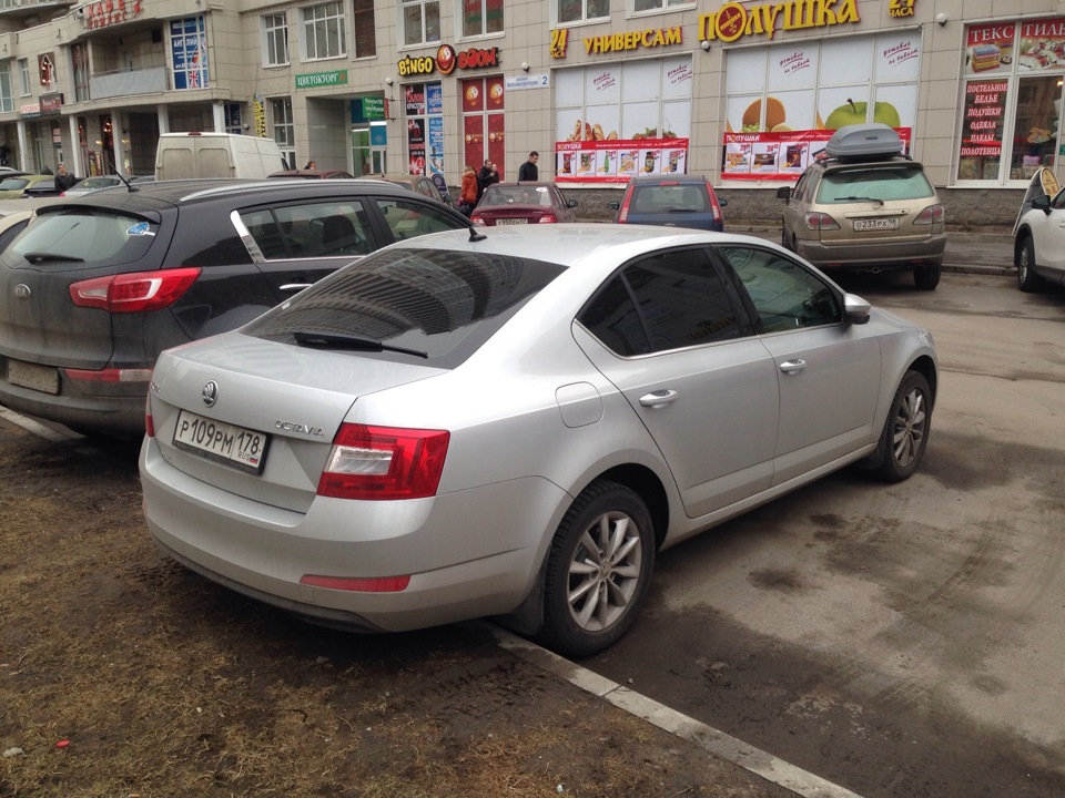 Тонировка — Skoda Octavia A7 Mk3, 1,4 л, 2013 года | аксессуары | DRIVE2