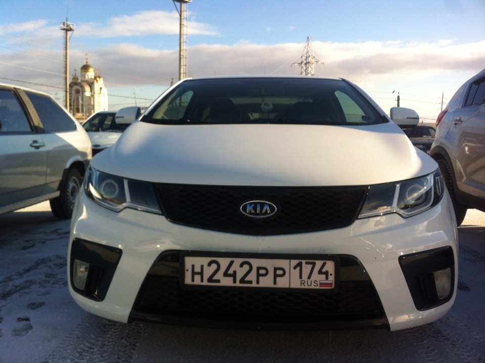 VOL.5 Передняя оптика. — KIA Cerato Koup (1G), 1,6 л, 2012 года ...