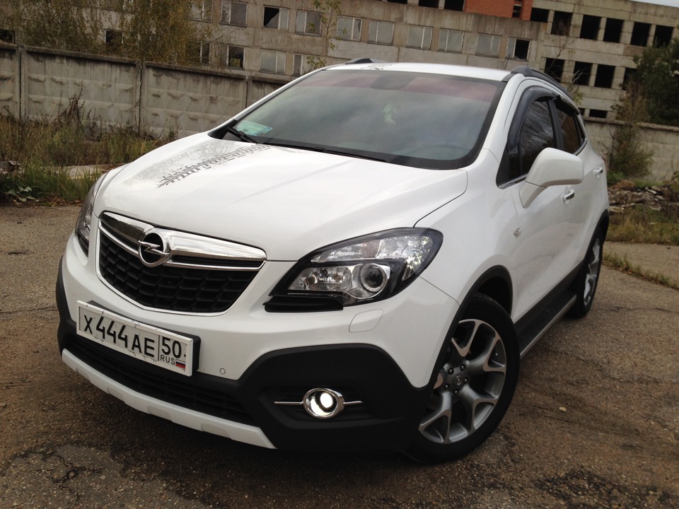 opel mokka 2012 — 2016 i белый