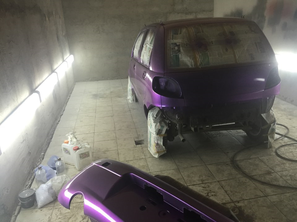 Обливаем в жидкую резину Rubber Paint ч.5 — Daewoo Matiz (M100/M150), 0 ...