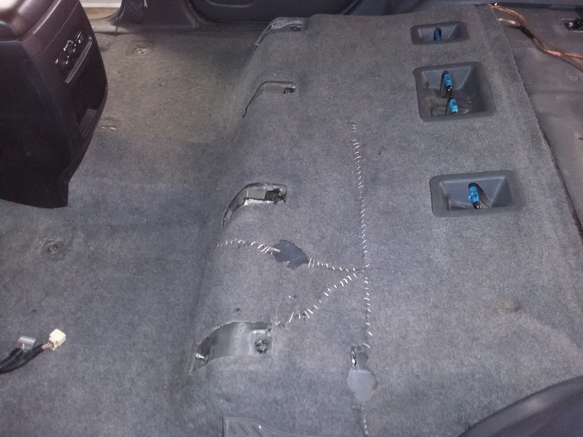 замена ковролина в салоне — Toyota Land Cruiser Prado 120-series, 4 л ...