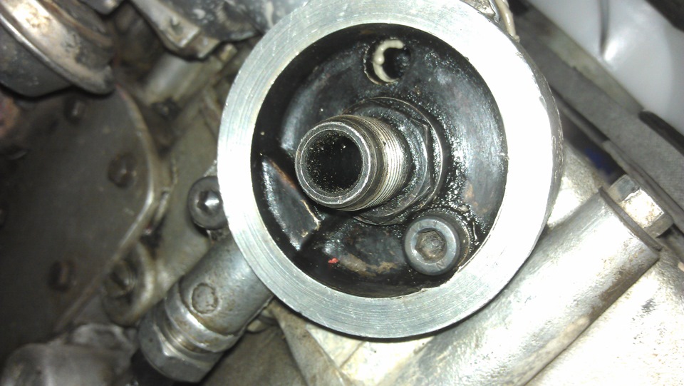 замена маслинова фильтра — ИЖ Москвич 412, 1,5 л, 1971 года | своими ...