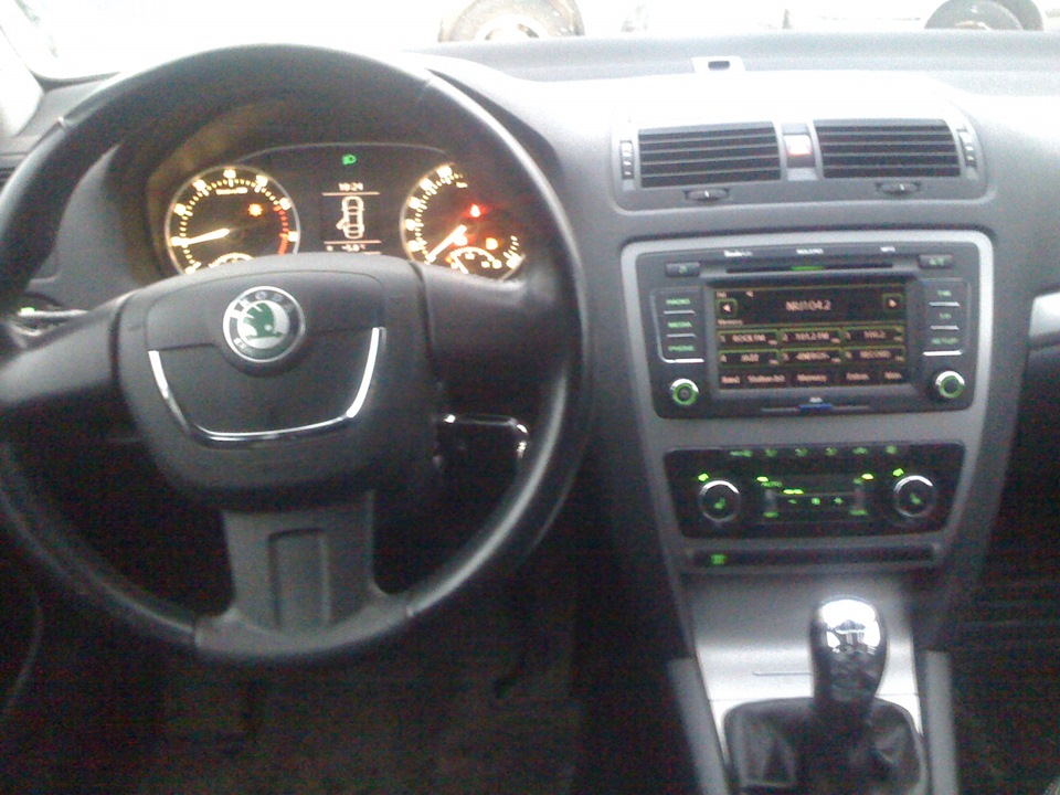 Как и обещал, фото результата на машине. — Skoda Octavia A5 Mk2