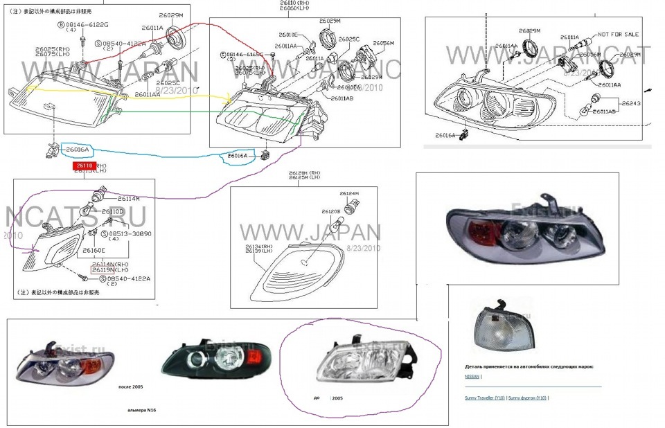 Схема запчастей ниссан альмера классик
