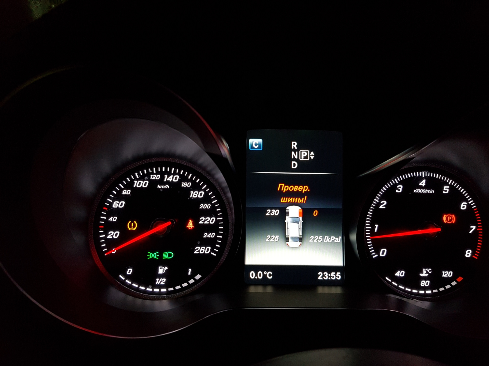 Первый снег. Или кошмарный сон мерсовода без Runflat на явУ ...