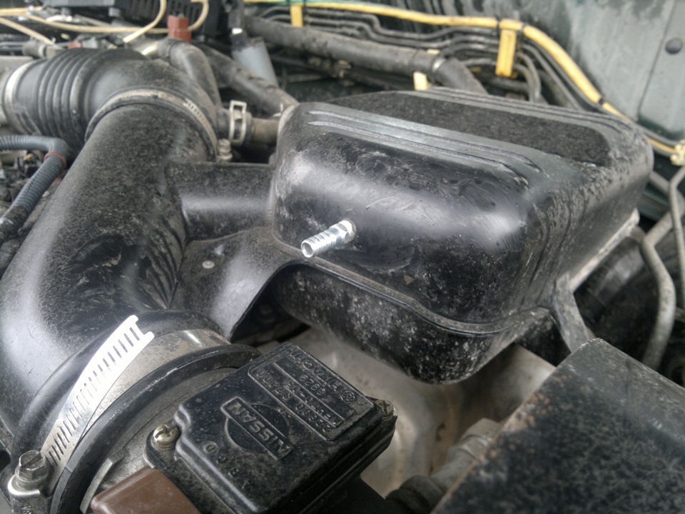 Удаление абсорбера. — Nissan Patrol GR II (Y61), 4,5 л, 1999 года ...