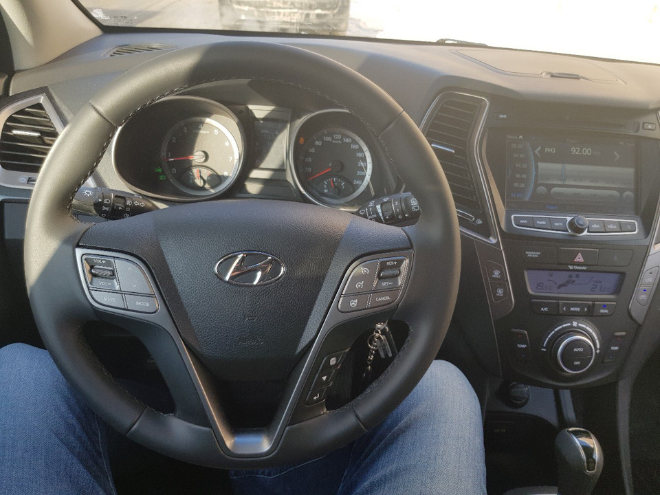 Руль и ручка — Hyundai Santa Fe (3G), 2,4 л, 2014 года | визит на ...