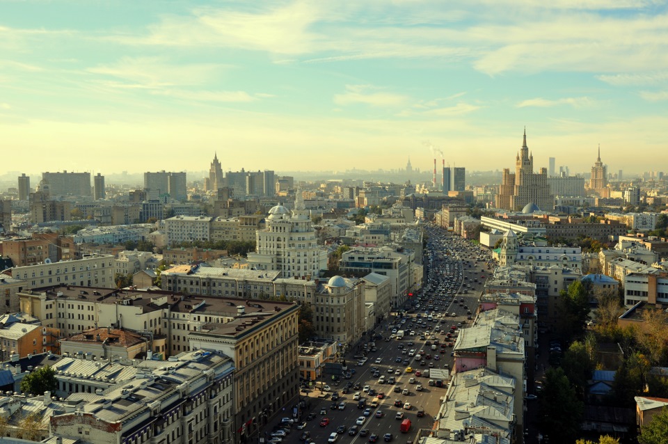 Фото утренней москвы