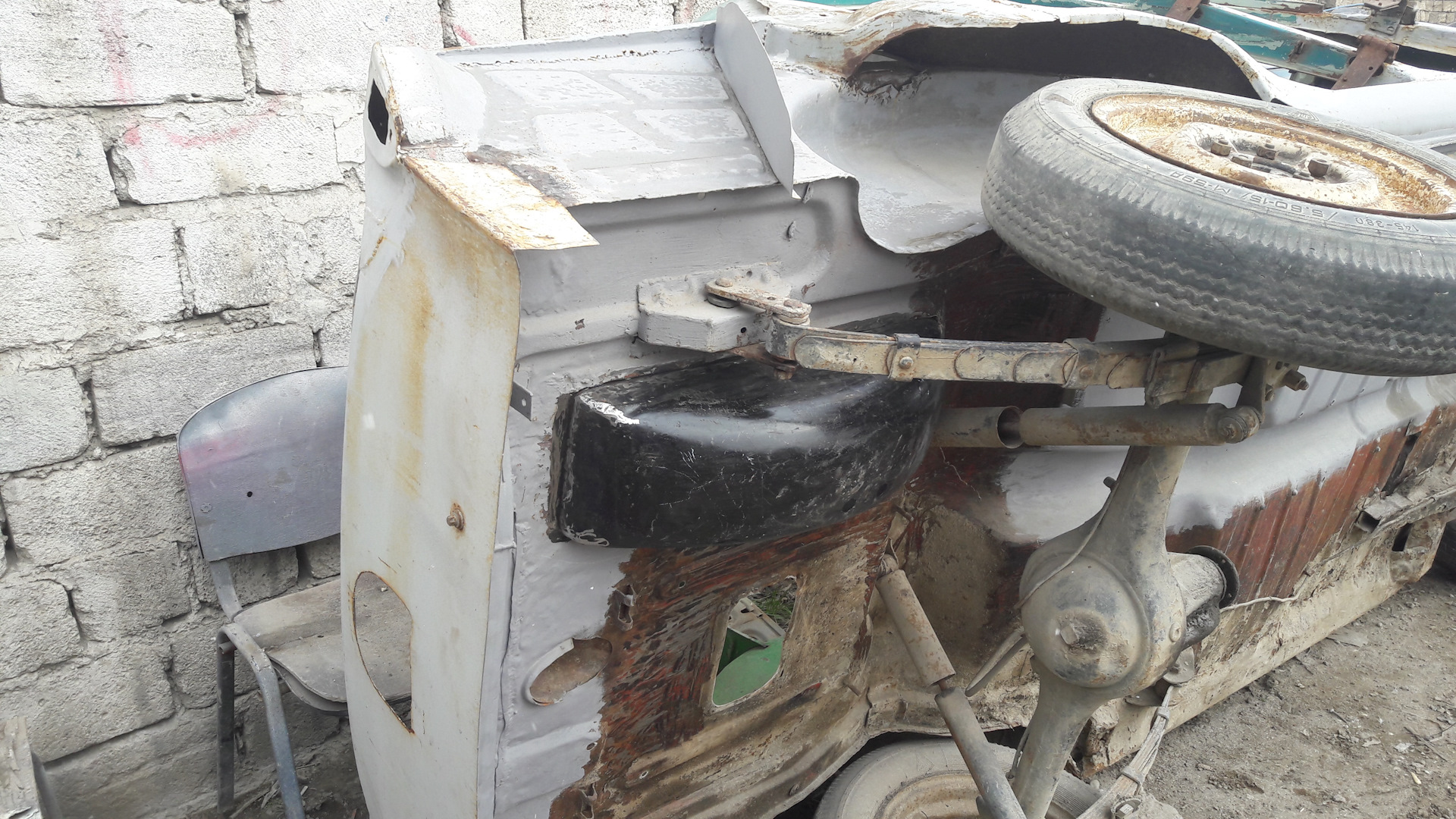 Медленно но уверенно… — Москвич 407, 1,4 л, 1962 года | кузовной ремонт ...