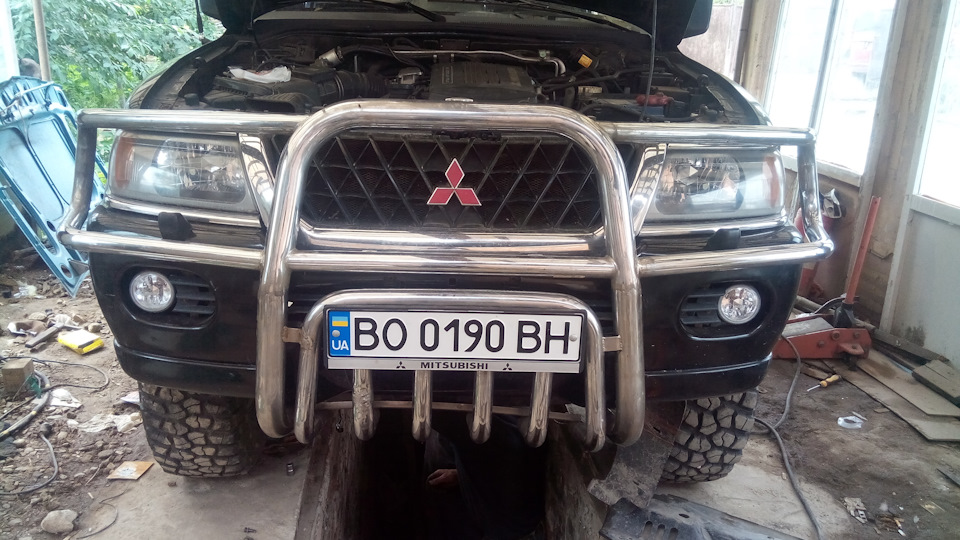 pajero sport 1 кенгурятник