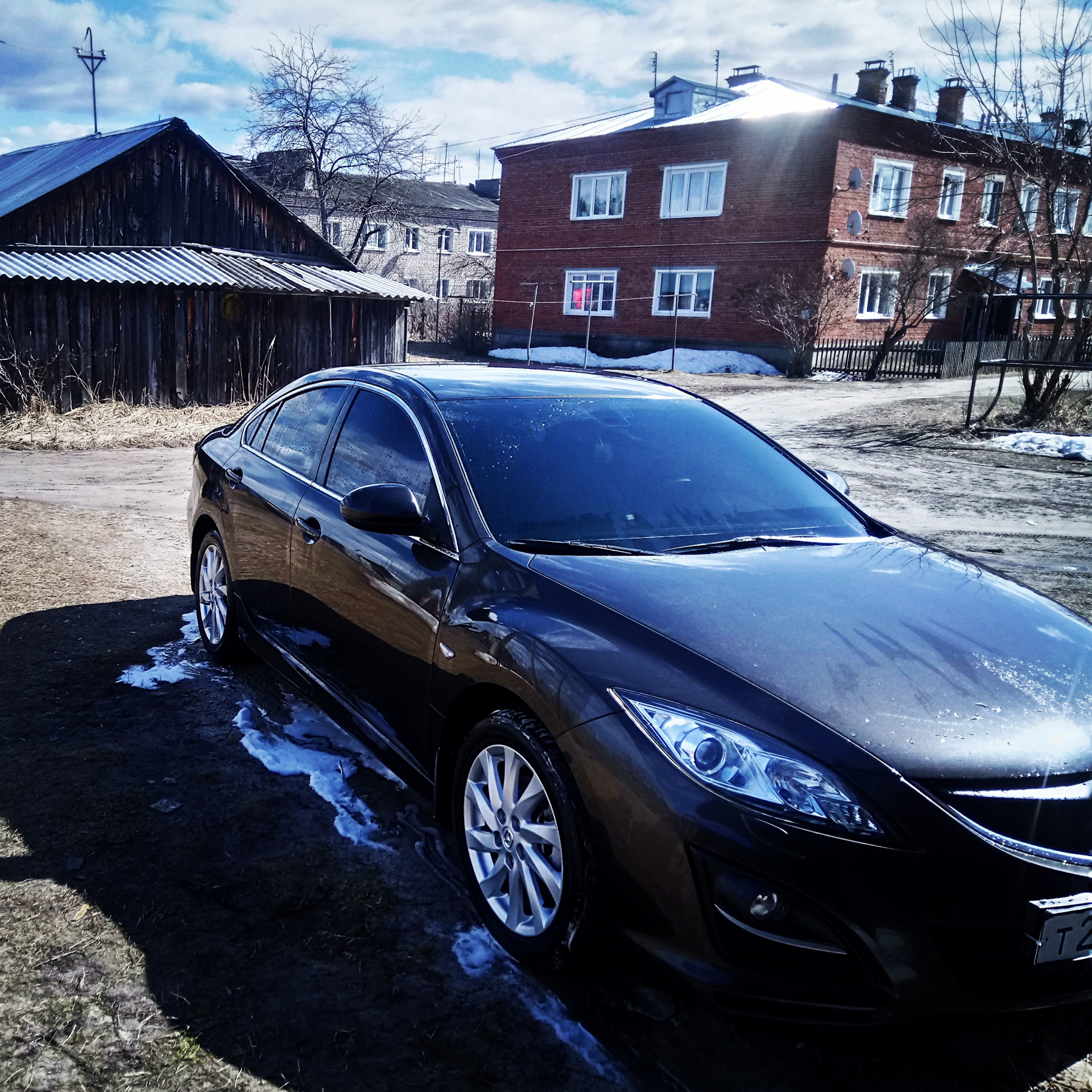 Тонированная мазда 6. Mazda 6 2012.