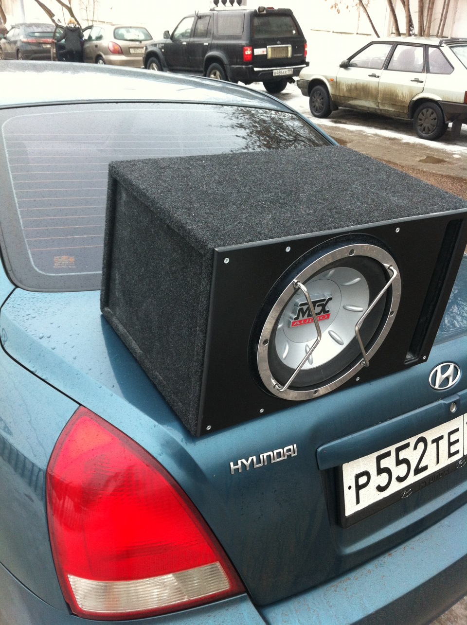 Сабвуфер. Продолжение. — Hyundai Elantra (3G), 2 л, 2001 года ...