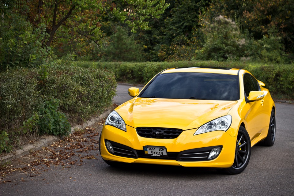 Hyundai Genesis Coupe Р¶РµР»С‚С‹Р№