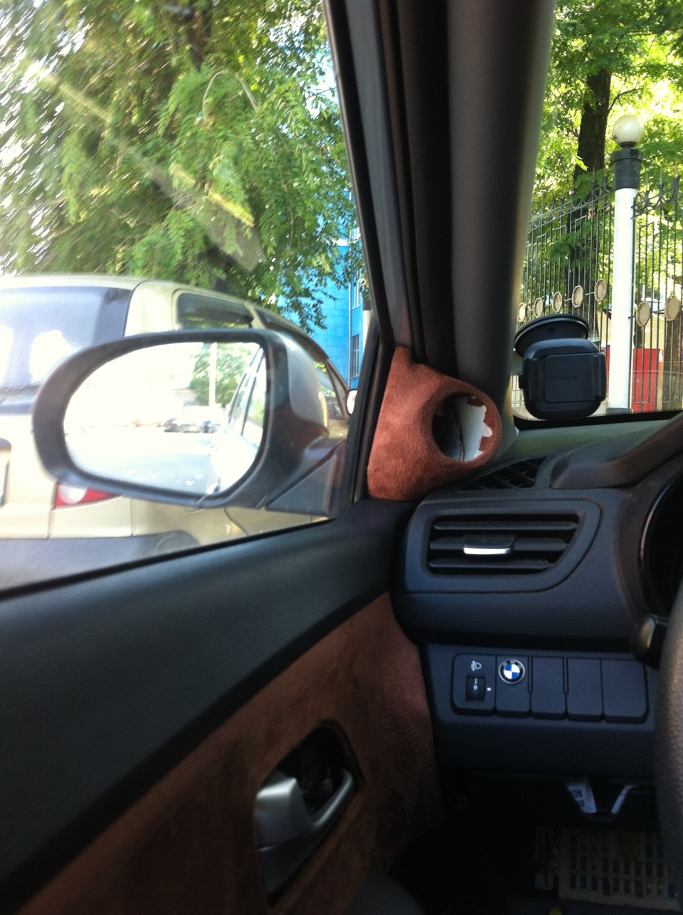 подиумы в уголки зеркал — KIA Rio (3G), 1,4 л, 2013 года | автозвук ...