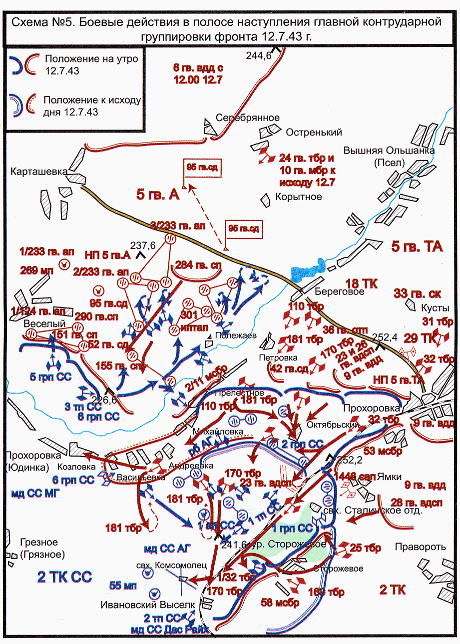 Штабная карта боевых действий