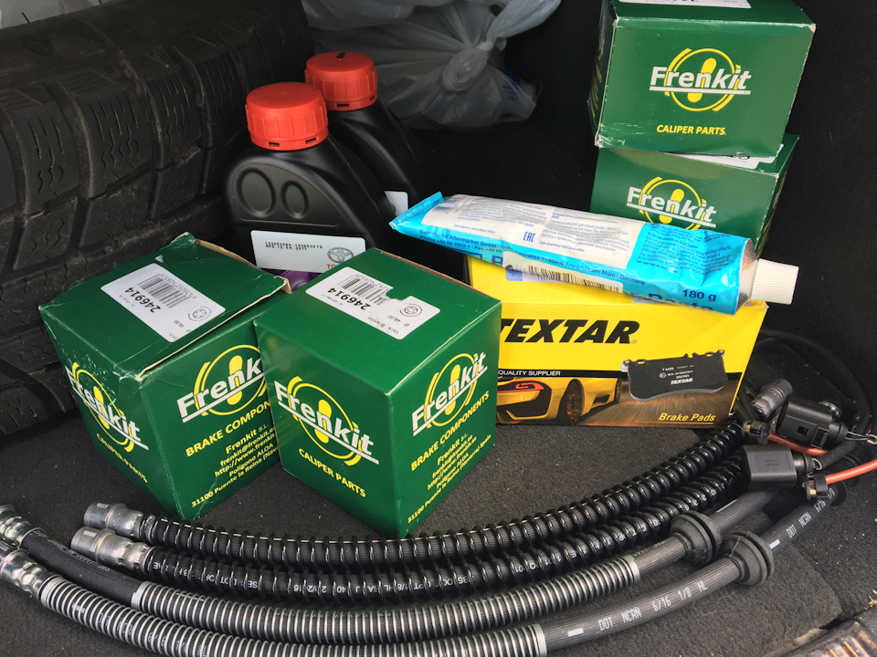 🛠 Ремонт: тормозной системы. Замена поршней передних суппортов на ...