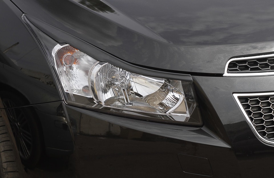 Новое изделие: Накладки на передние фары (реснички) Chevrolet Cruze ...