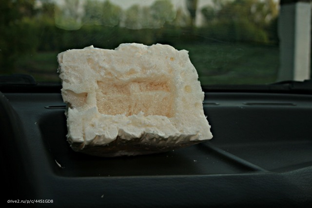 Подиум для бортового компьютера. Второй макет — Daewoo Nexia, 1,6 л ...