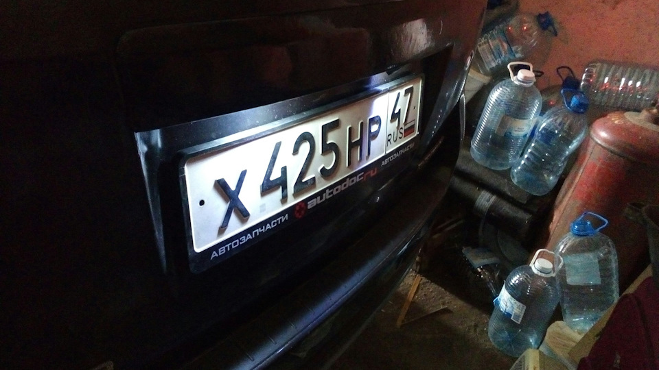 Подсветка номера — Chevrolet Captiva (1G), 2,4 л, 2009 года | стайлинг ...