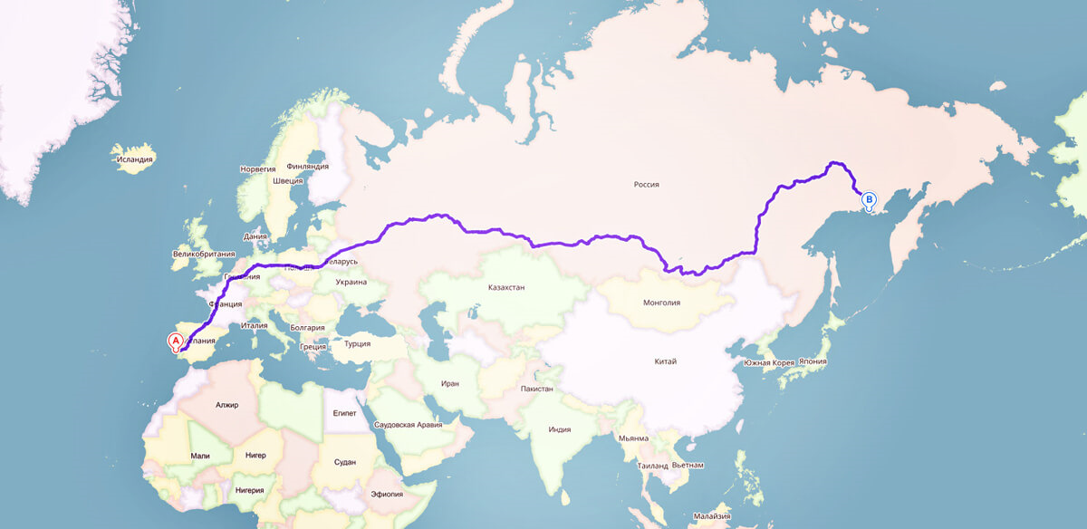 От лиссабона до владивостока проект