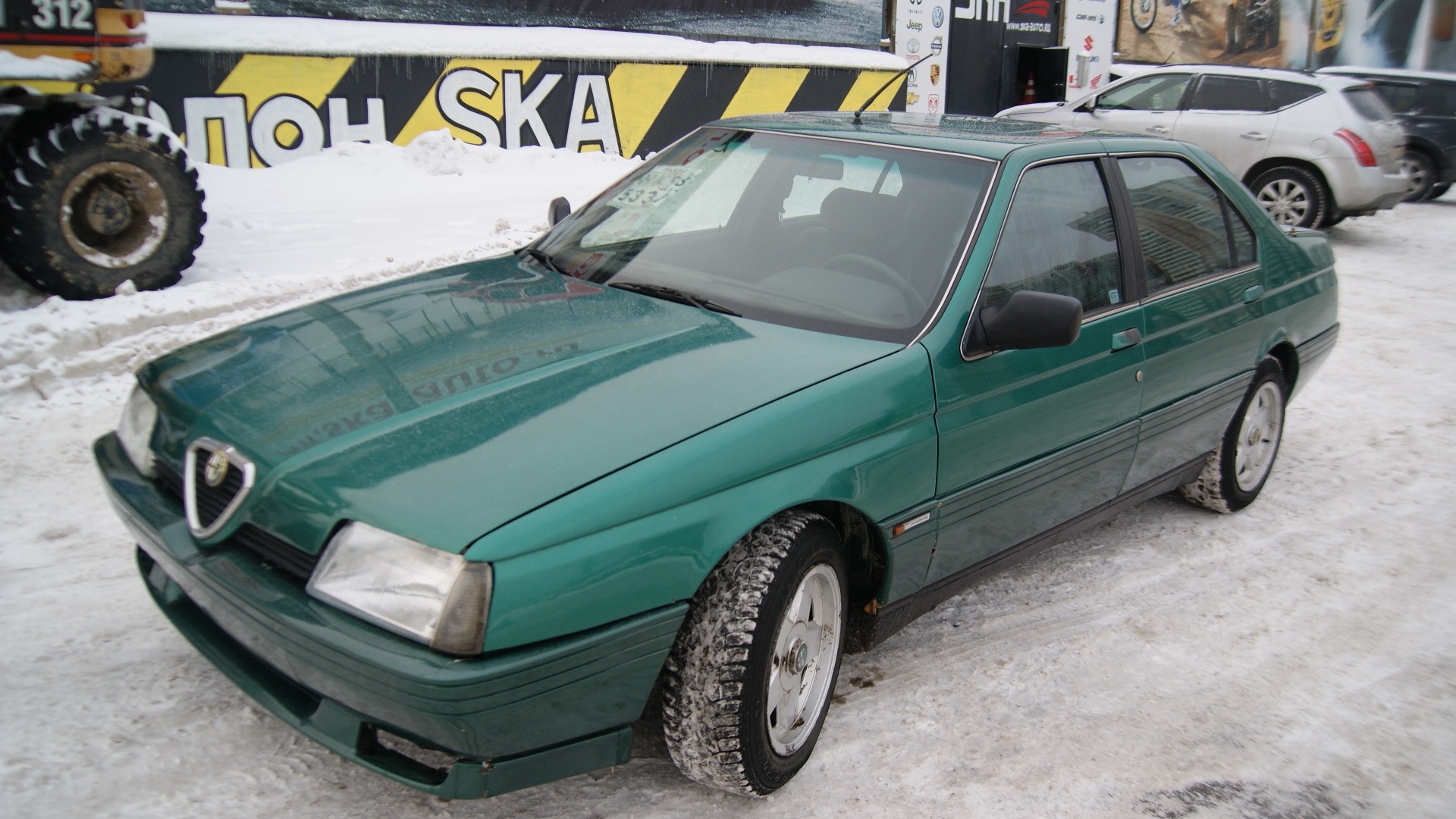 Alfa Romeo 164 2.0 бензиновый 1993 | зелёная змея на DRIVE2