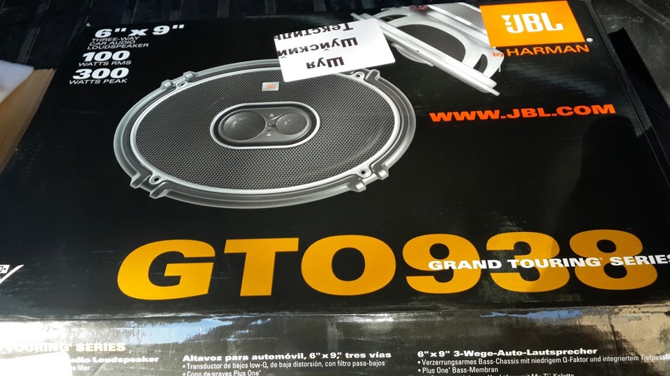 Поменял задние блины на JBL GTO 938 — Lada Приора седан, 1,6 л, 2008 ...