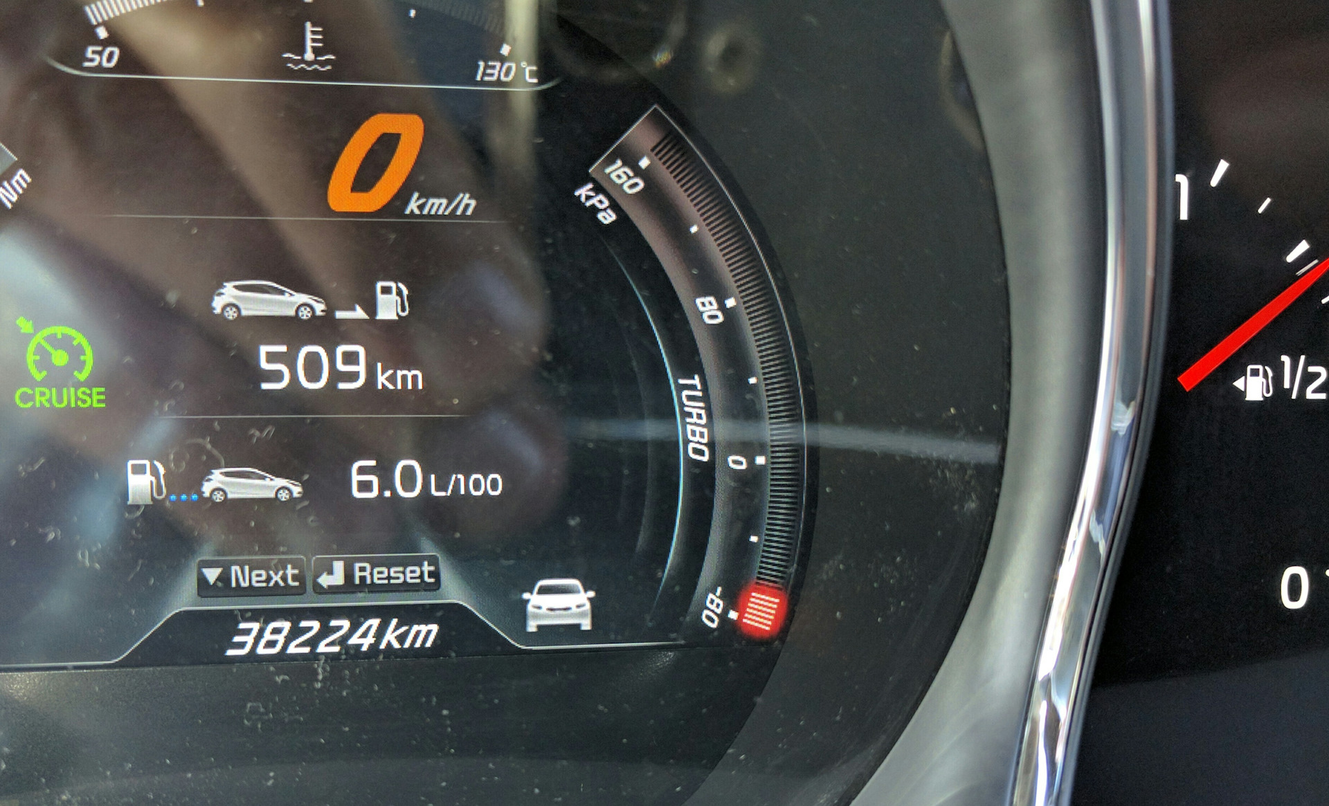 Расход топлива 204hp turbo. Обкатка 38ткм. — KIA Pro_Ceed GT, 1,6 л ...