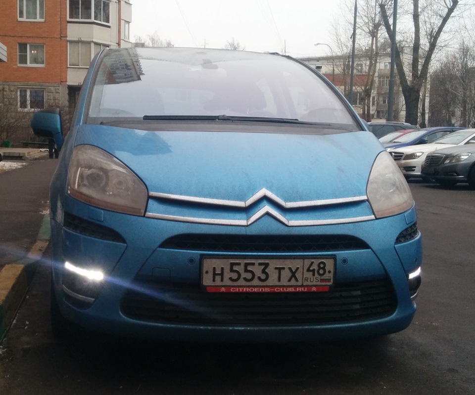 ходовые огни на ситроен